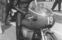 Leon Pintar na štartu dirke v Kamniku, 1967