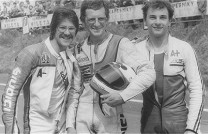 Horice 1983, Tekmeci in prijatelji. Od leve: Robert Hmeljak, Alojz Pavlič, Janez Pintar