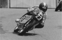 Janez Pintar ml. na dirki v Jindrichuvem Hradcu, Češka, 1982